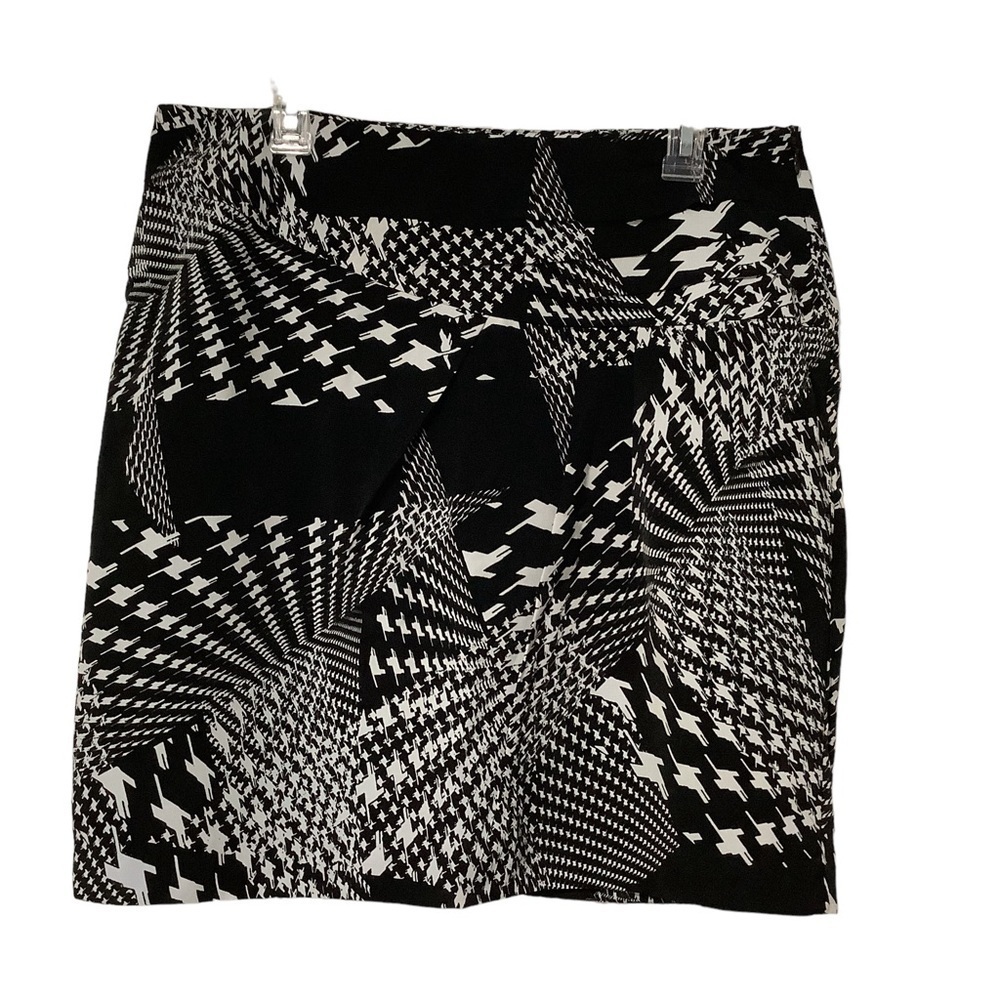 WORTHINGTON‎ Abstract Houndstooth Pattern Pencil Skirt Size 16